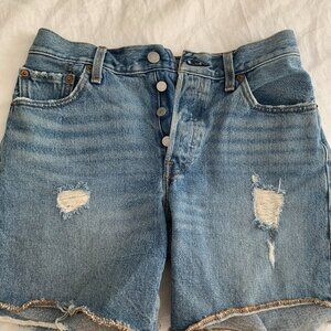 Levi's Denim Button  Up Shorts